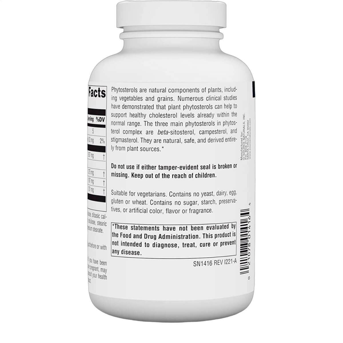 Beta-Sitosterol Mega Strength, 375mg