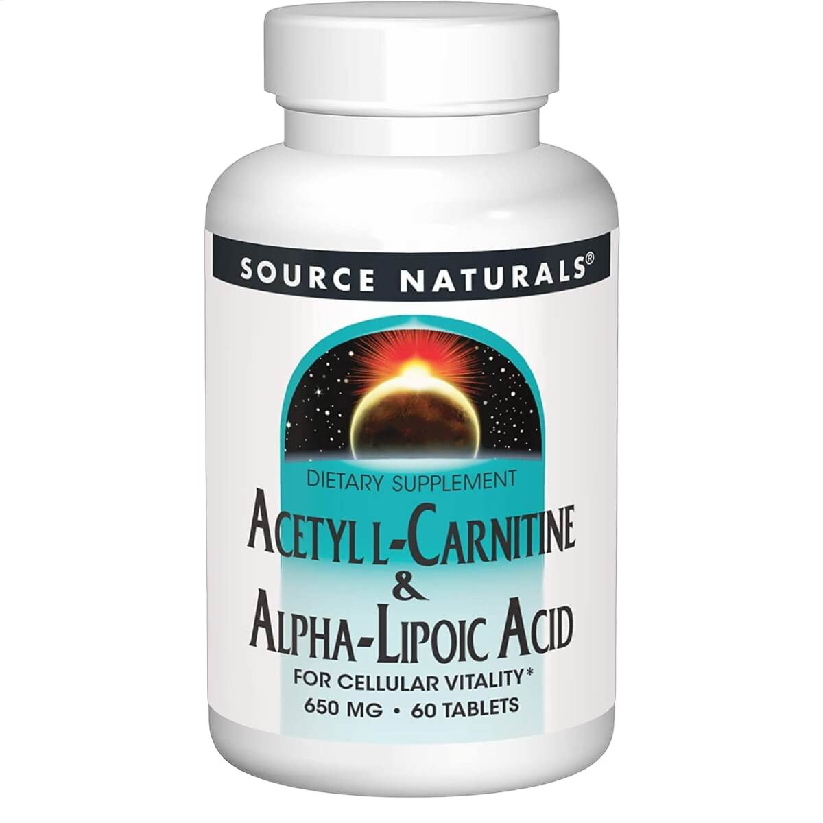 Acetyl L-Carnitine & Alpha-Lipoic Acid, 650mg