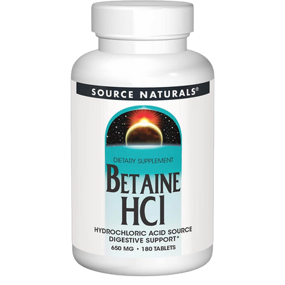 Betaine HCl, 650mg