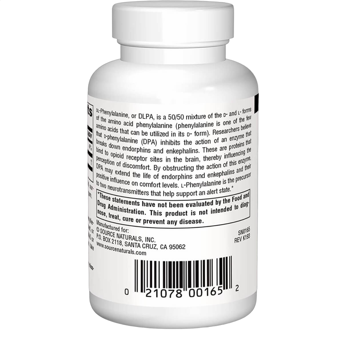 DLPA (DL-Phenylalanine), 750mg