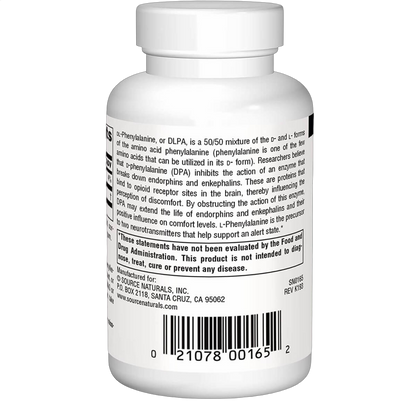 DLPA (DL-Phenylalanine), 750mg