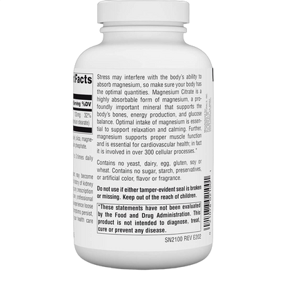 Magnesium Citrate, 133mg