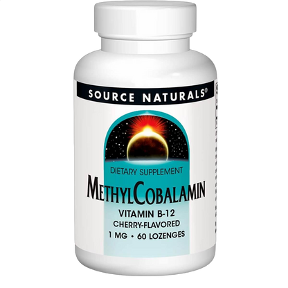 MethylCobalamin Vitamin B-12, 1mg, Cherry Flavoured