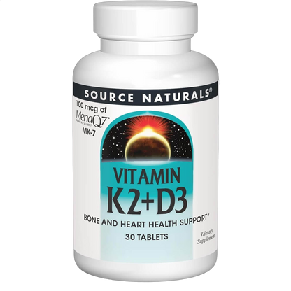 Vitamin K2 + D3, 100mcg