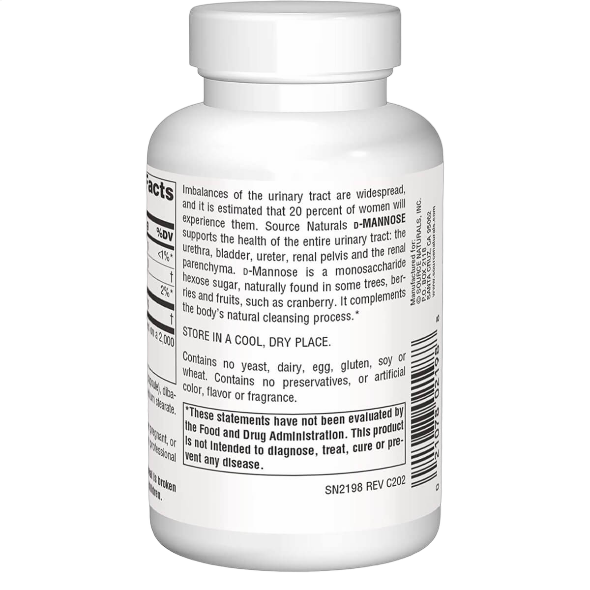 D-Mannose, 500mg