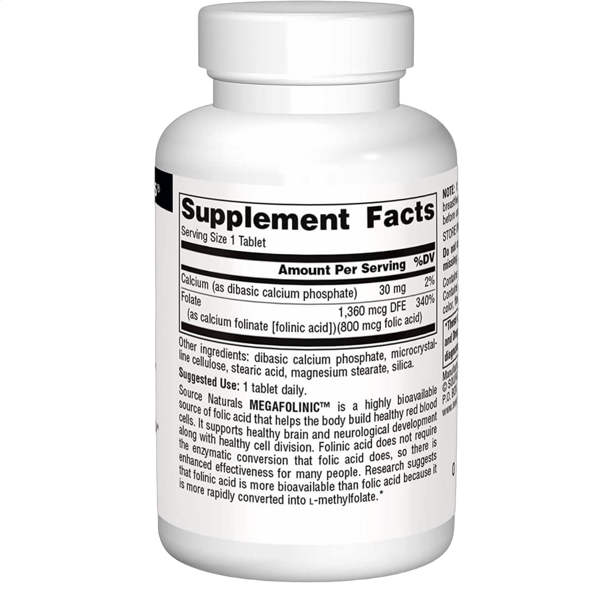MegaFolinic (Folic Acid), 800mcg