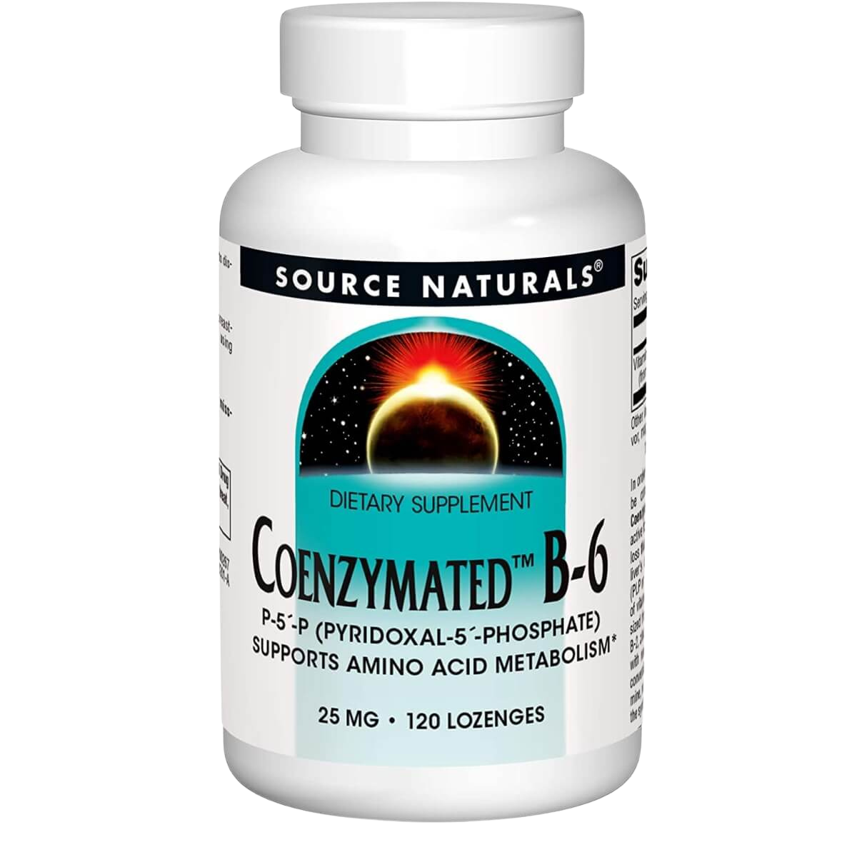 Coenzymated Vitamin B-6, 25mg, Peppermint Flavour