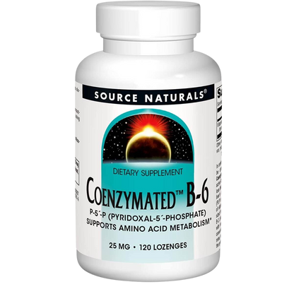 Coenzymated Vitamin B-6, 25mg, Peppermint Flavour