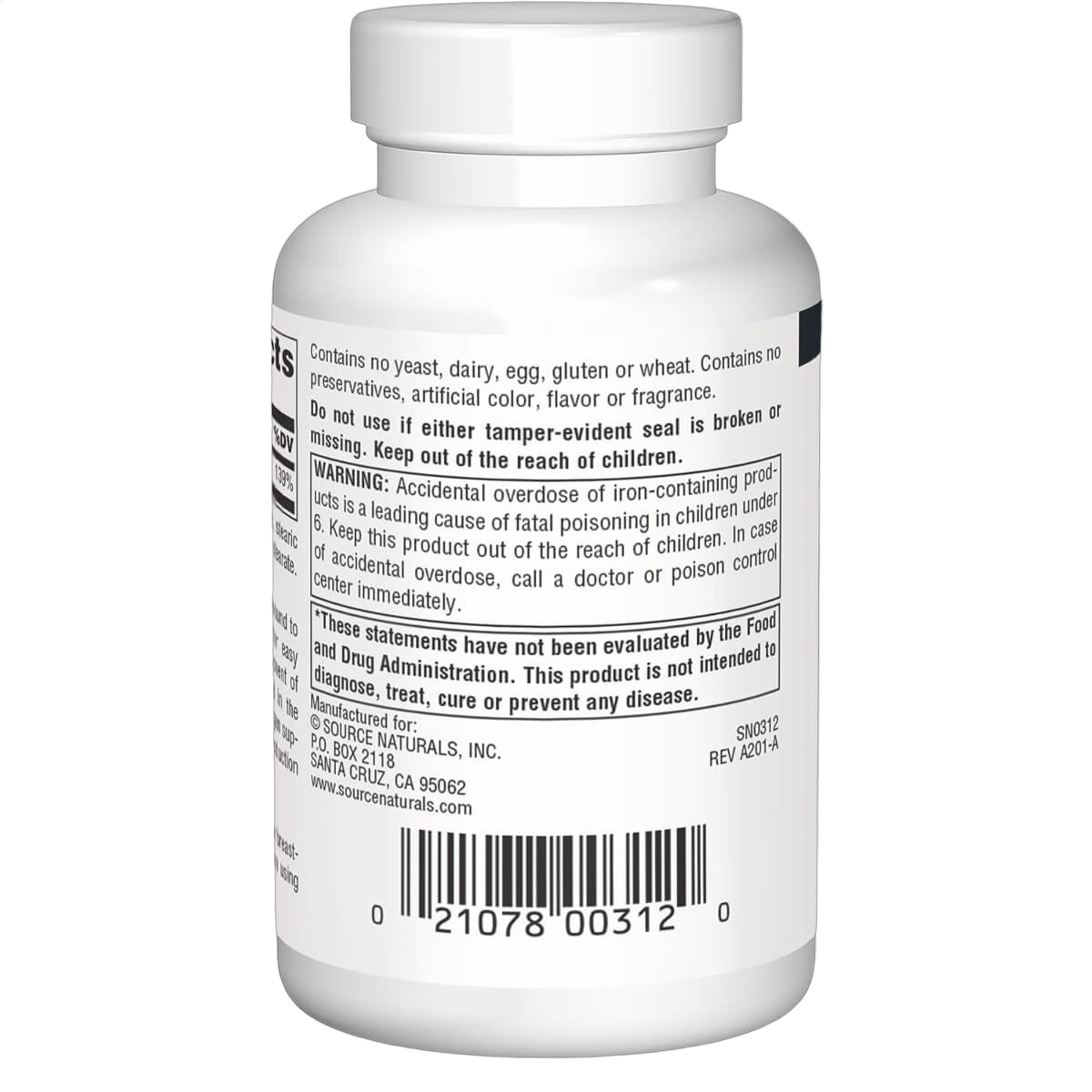 Iron, 25mg