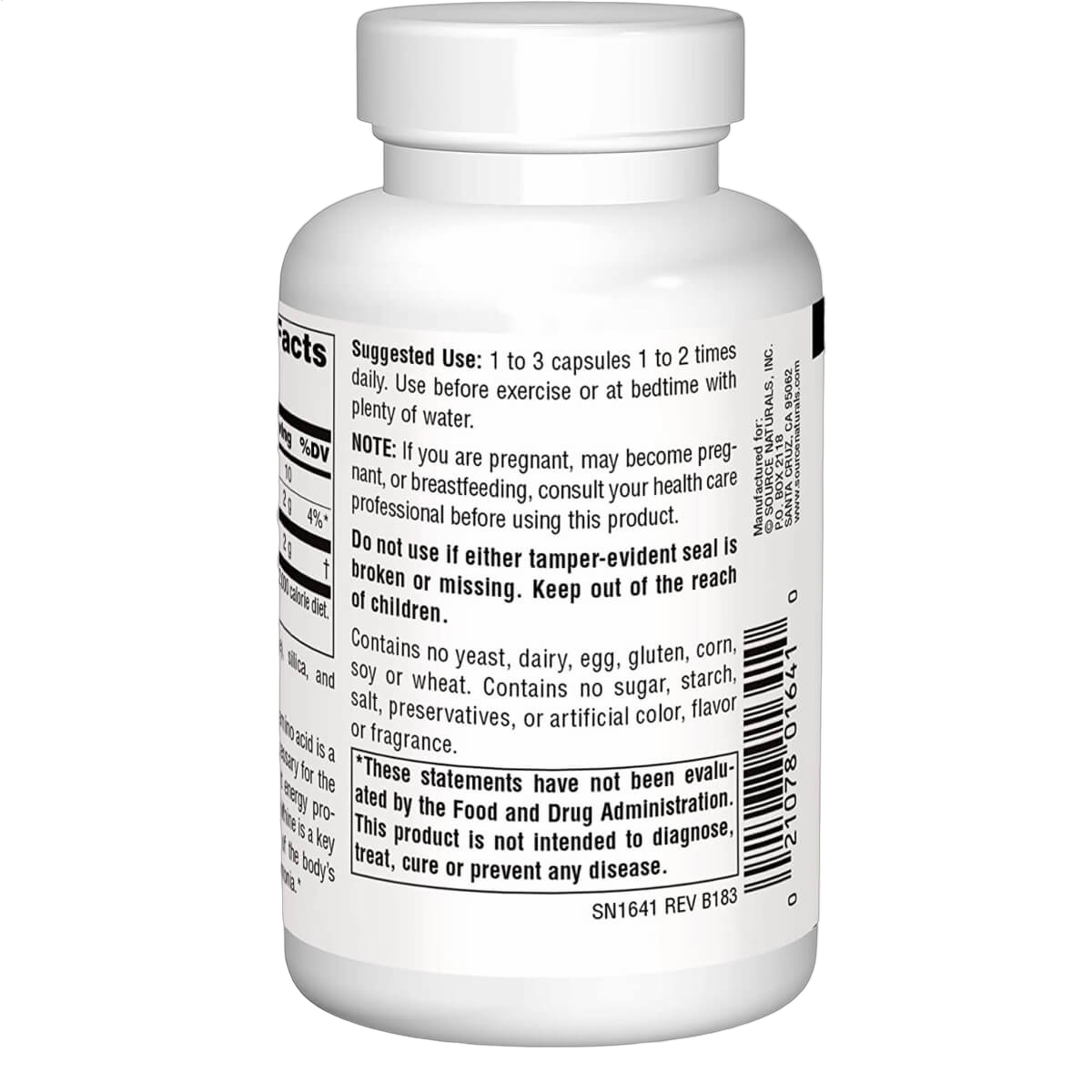 L-Ornithine, 667mg