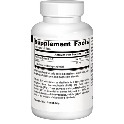Vitamin B-2, 100mg