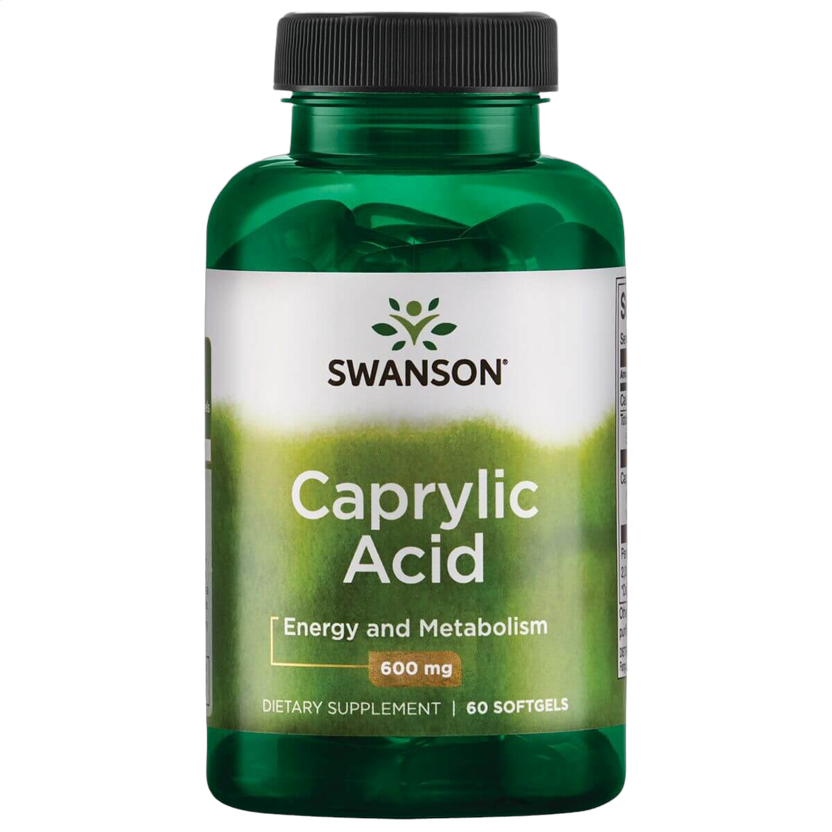 Caprylic Acid, 600mg