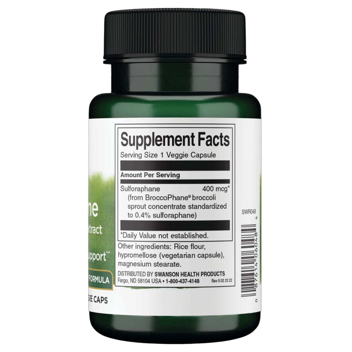 Sulforaphane from Broccoli Sprout Extract, 400mcg