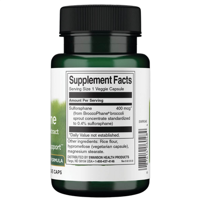 Sulforaphane from Broccoli Sprout Extract, 400mcg