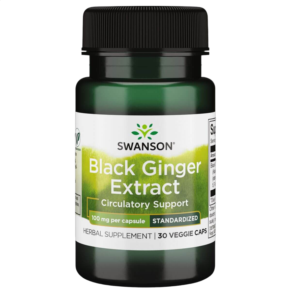 Black Ginger Extract, 100mg