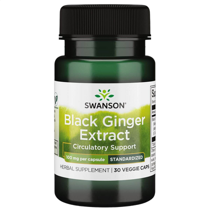 Black Ginger Extract, 100mg