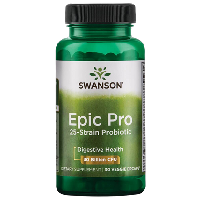 Epic Pro 25-Strain Probiotic, 30 Billion CFU, Delayed Release Capsules
