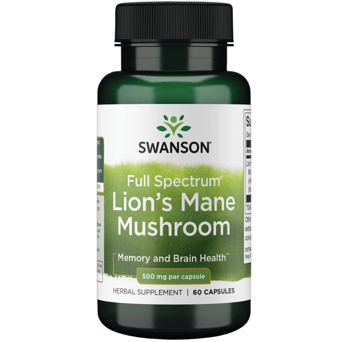 Full Spectrum Lion's Mane Mushroom, 500mg