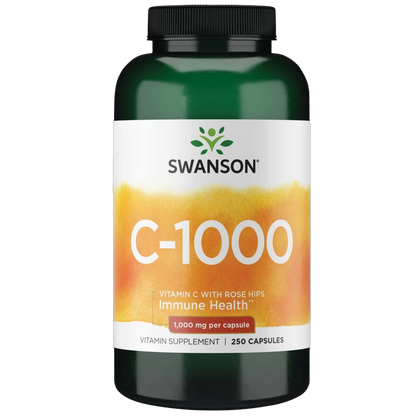Vitamin C with Rose Hips, 1000mg