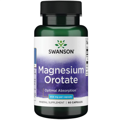 Magnesium Orotate, 654mg