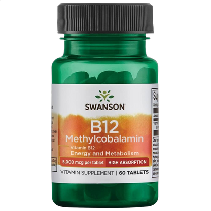 Vitamin B12 Methylcobalamin, 5000mcg