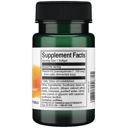Vitamin K2, 100mcg