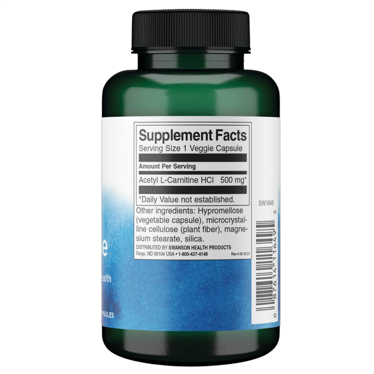 Acetyl L-Carnitine, 500mg