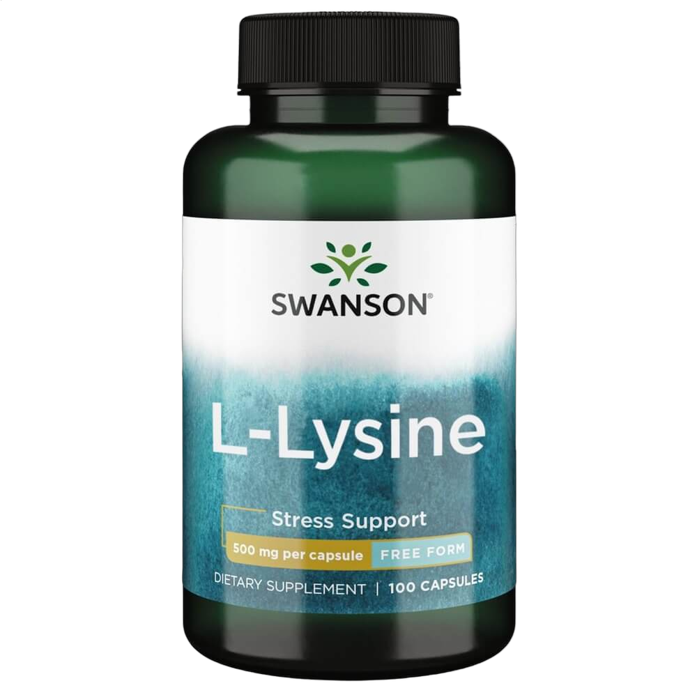 L-Lysine Free Form, 500mg