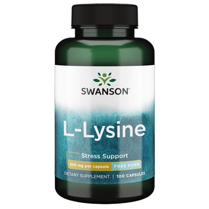 L-Lysine Free Form, 500mg