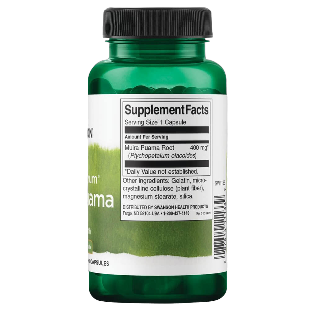 Full Spectrum Muira Puama, 400mg