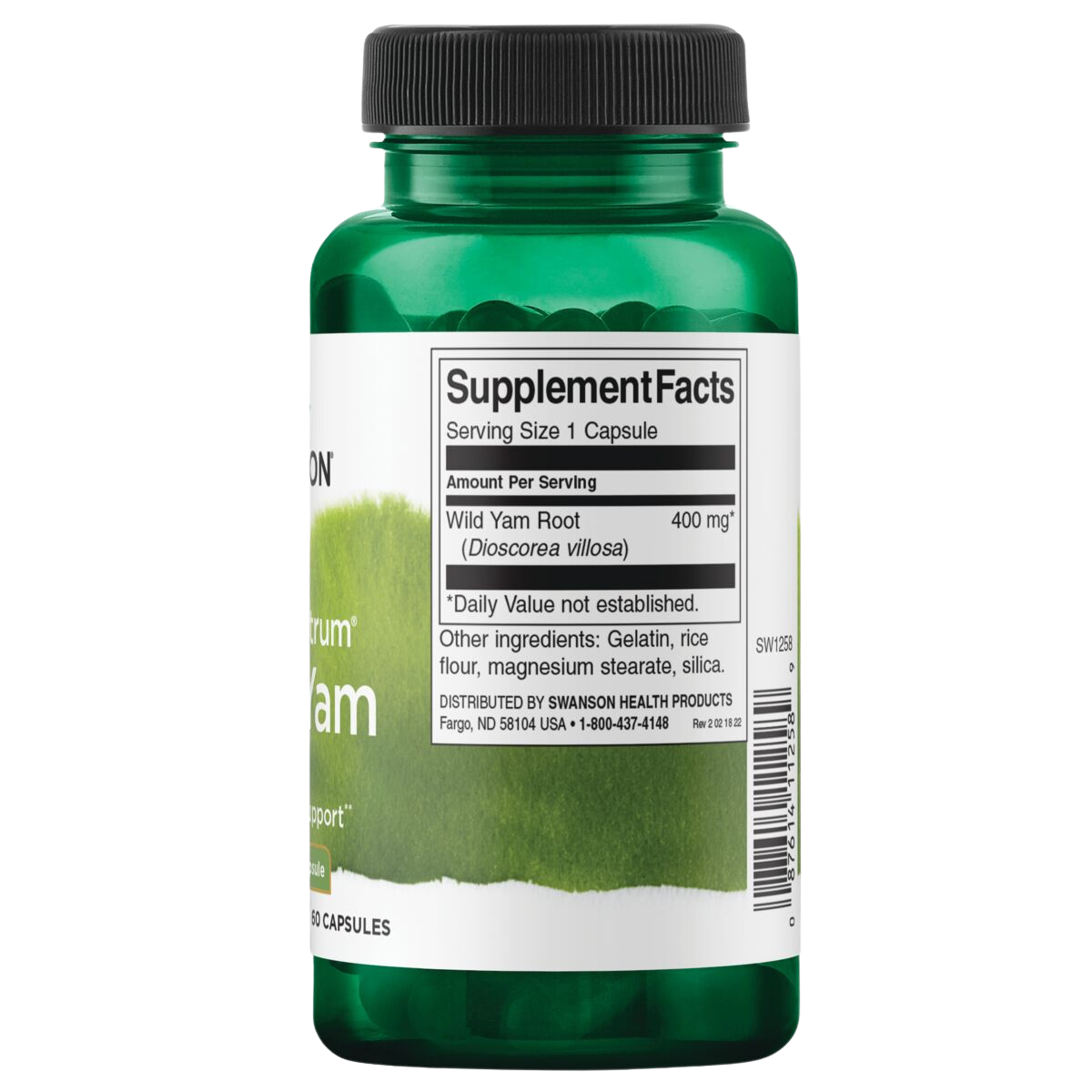 Full Spectrum Wild Yam, 400mg