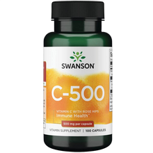 Vitamin C with Rose Hips, 500mg