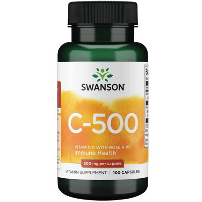 Vitamin C with Rose Hips, 500mg