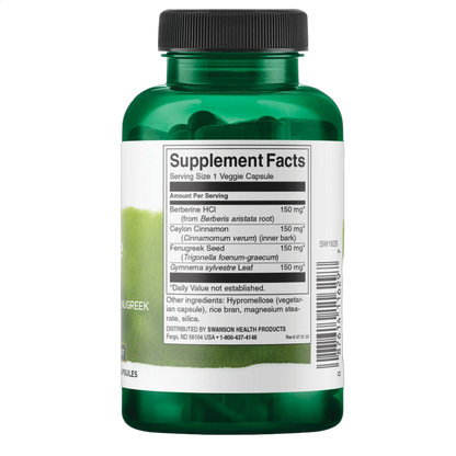 Berberine Complex with Cinnamon & Gymnema & Fenugreek