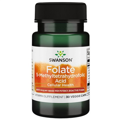 Folate 5-Methyltetrahydrofolic Acid, 800mg (1360mg DFE)