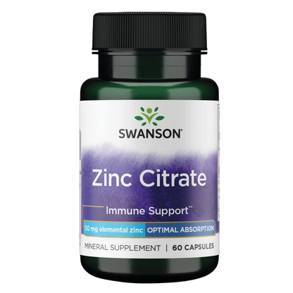 Zinc Citrate, 50mg