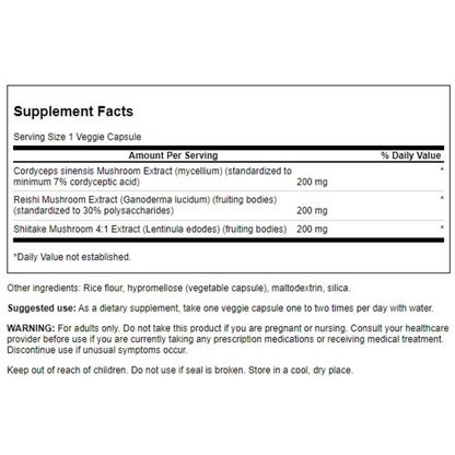 Cordyceps Complex with Reishi and Shiitake Mushrooms