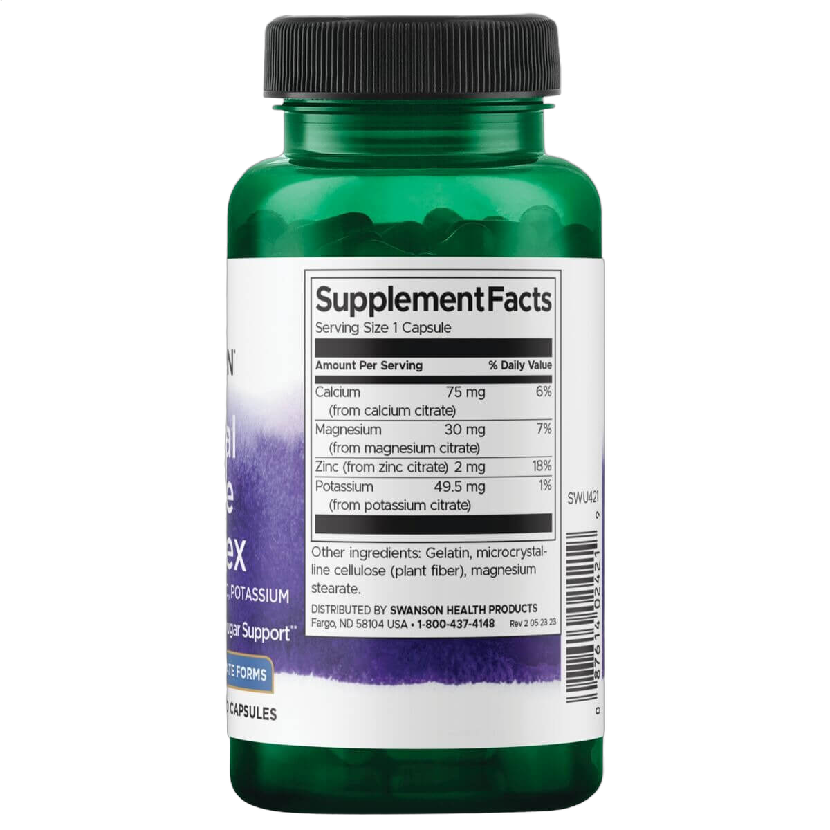 Mineral Citrate Complex - Calcium Magnesium Zinc Potassium