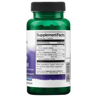 Mineral Citrate Complex - Calcium Magnesium Zinc Potassium