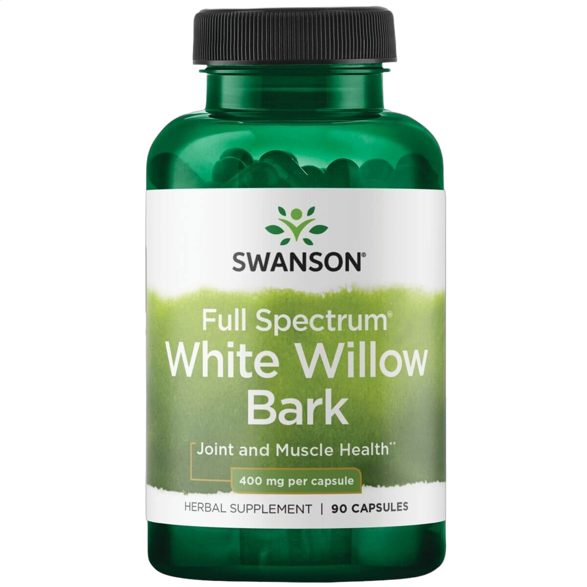 Full Spectrum White Willow Bark, 400mg