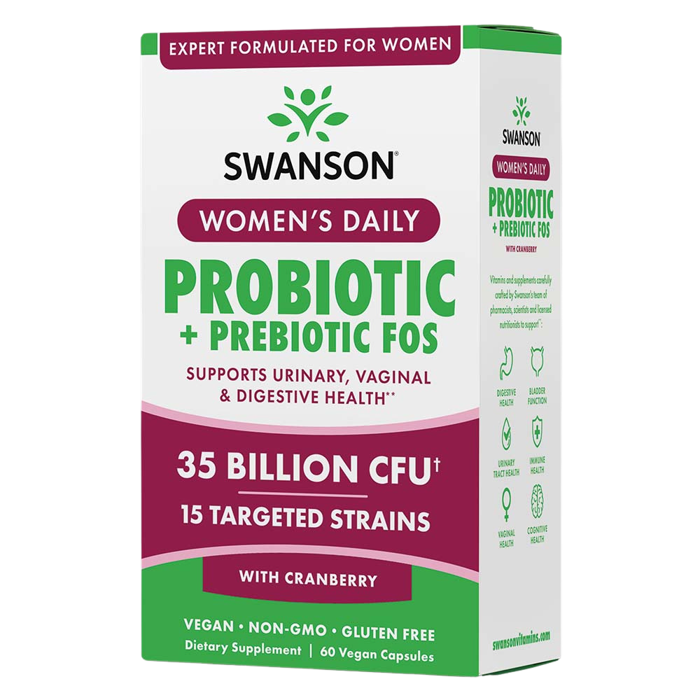 Women's Daily Probiotic + Prebiotic FOS, 35 Billion CFU