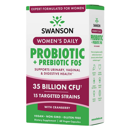 Women's Daily Probiotic + Prebiotic FOS, 35 Billion CFU