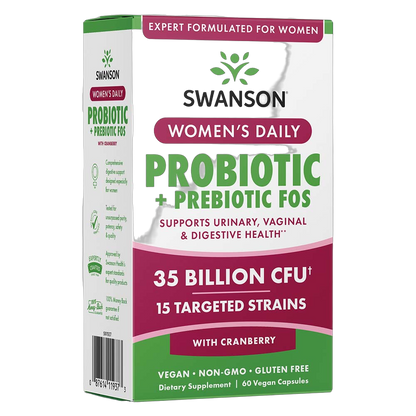 Women's Daily Probiotic + Prebiotic FOS, 35 Billion CFU