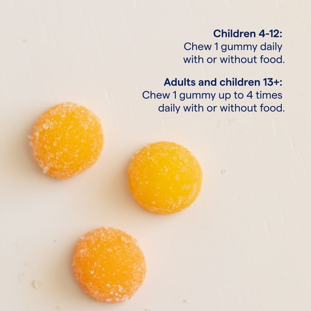 Magnesium Gummies, Peach