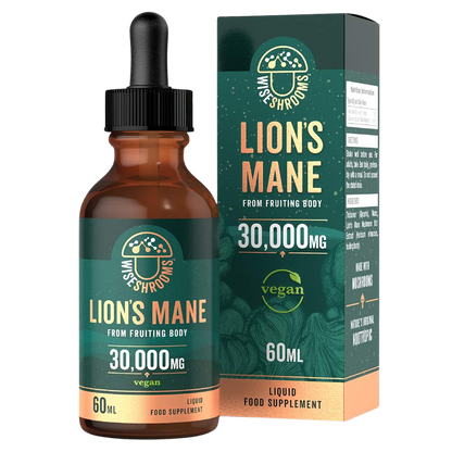 Lion's Mane Drops, 30000mg, Unflavoured