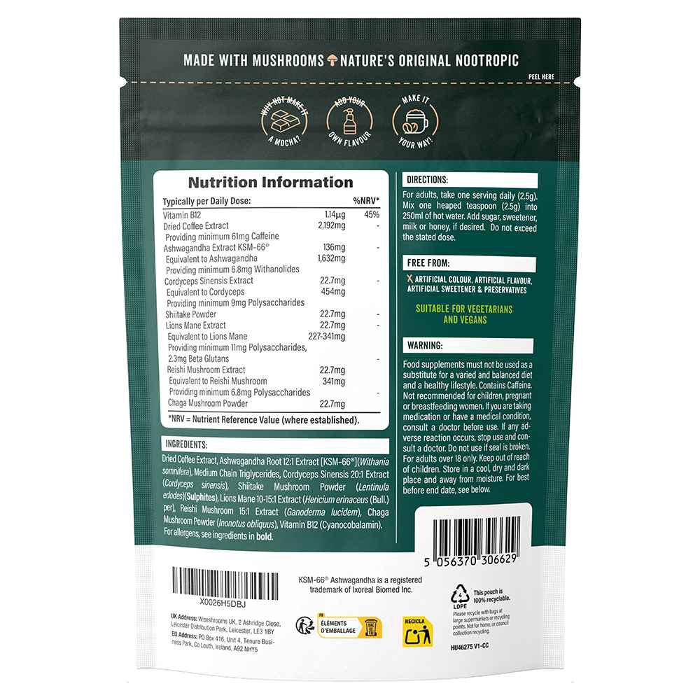 Mushroom Coffee with Ashwagandha KSM-66