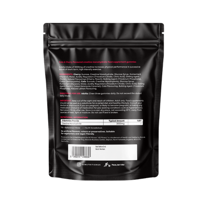 Creatine Gummies, Cherry Cola Flavour, 3000mg