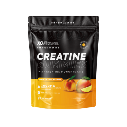Creatine Gummies, Peach Mango Flavour, 3000mg
